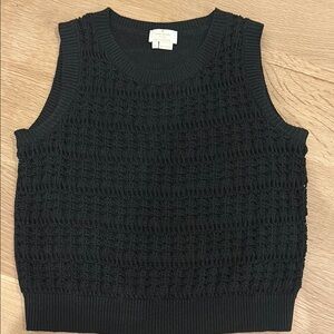 kate spade Black Textured Crew Neck Sweater